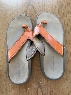 Kenneth Cole New York Men’s Brown Leather Sandals Size 12M